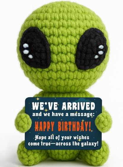Unique Crochet Alien Gift